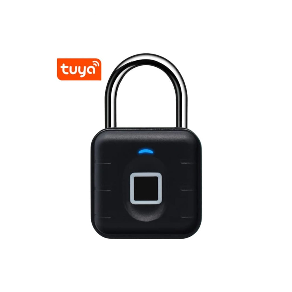 Fingerprint Lock Keyless USB Charging Smart Padlock Waterproof Door Lock 0.2sec Unlock Portable Anti-theft Padlock Zinc