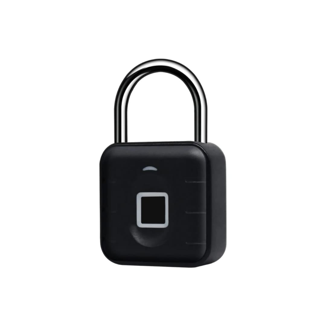 Fingerprint Lock Keyless USB Charging Smart Padlock Waterproof Door Lock 0.2sec Unlock Portable Anti-theft Padlock Zinc